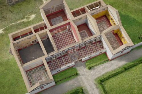 Construction Artefacts at Brading Roman Villa, Isle of Wight